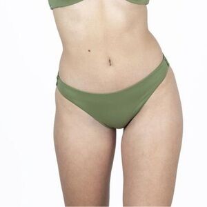 Bromelia Bonito bikini bottoms size small in kelp green NEW NWT